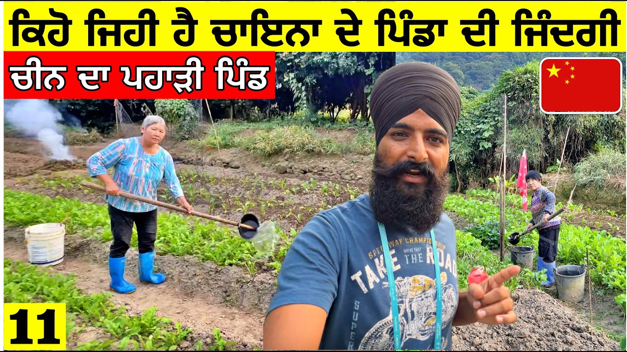 ਕਿਹੋ ਜਿਹੀ ਹੈ ਚਾਇਨਾ🇨🇳 ਦੇ ਪਿੰਡਾ ਦੀ ਜਿੰਦਗੀ, ਚੀਨ ਦਾ ਪਹਾੜੀ ਪਿੰਡ Chinese Village Life❤️ Punjabi Vlog