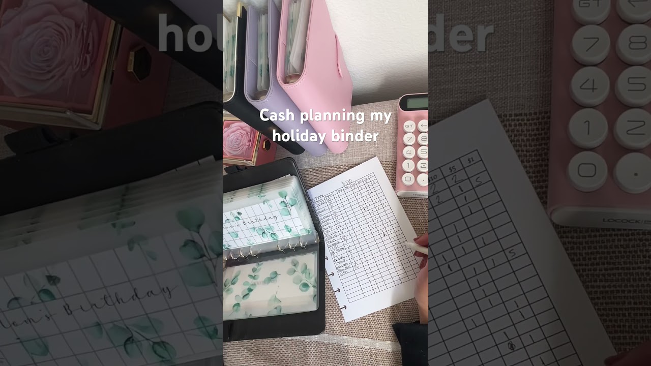 #cashstuffingsystem #cashenvelopesystem #sinkingfunds #budgeting #holidaybinder #cashplanning