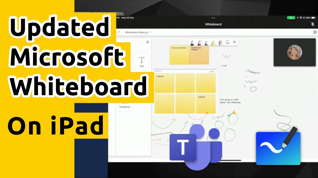 Updated Microsoft Whiteboard on iPad
