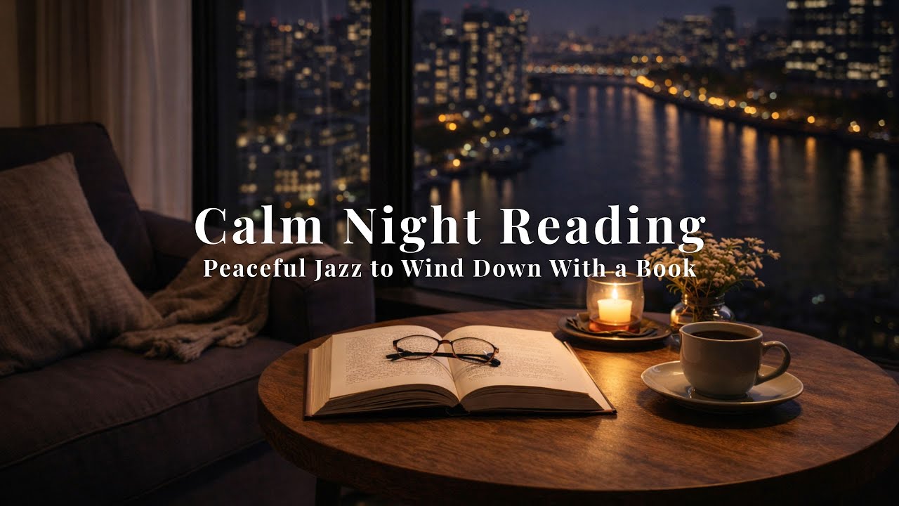 【読書用】夜に落ち着いて読める静かなジャズ｜Quiet Night Jazz for Calm Reading