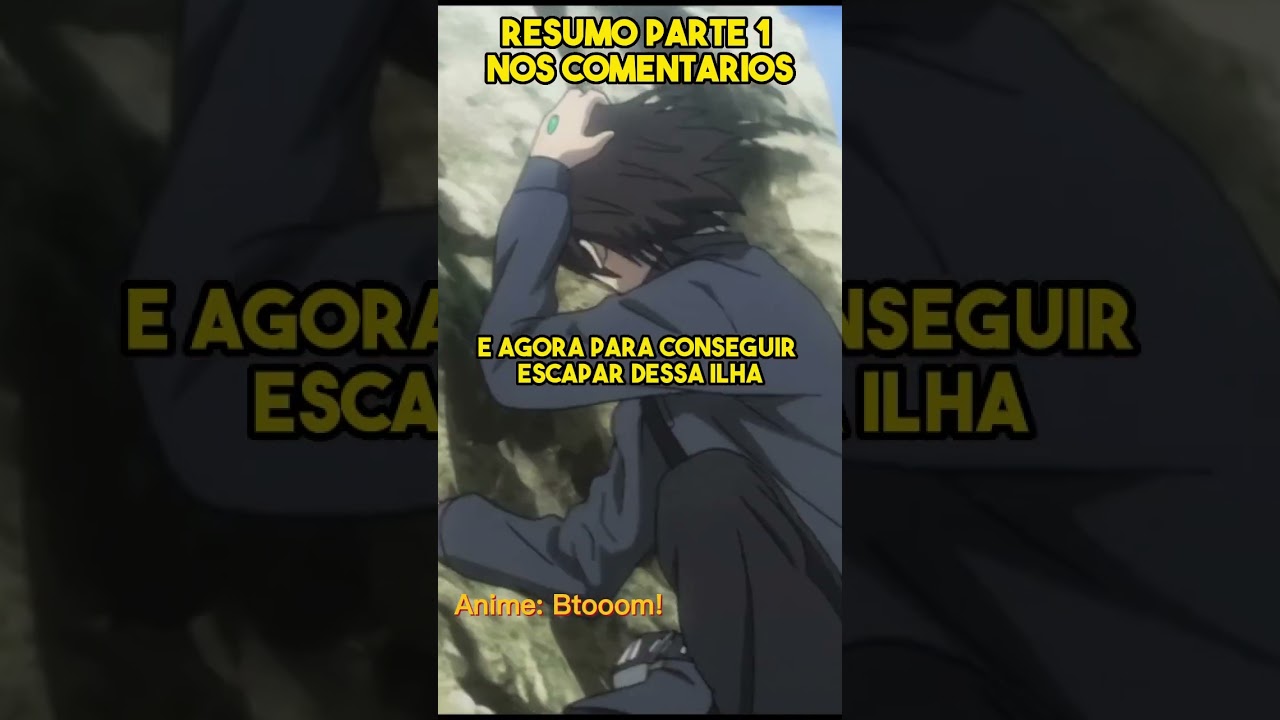 Btooom em um minuto - #shorts #anime #resumo