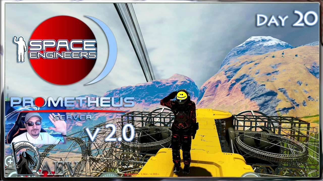Space Engineers🪐s21 Раскривушкалет🚀  Prometeus Server v 2.0 🪐