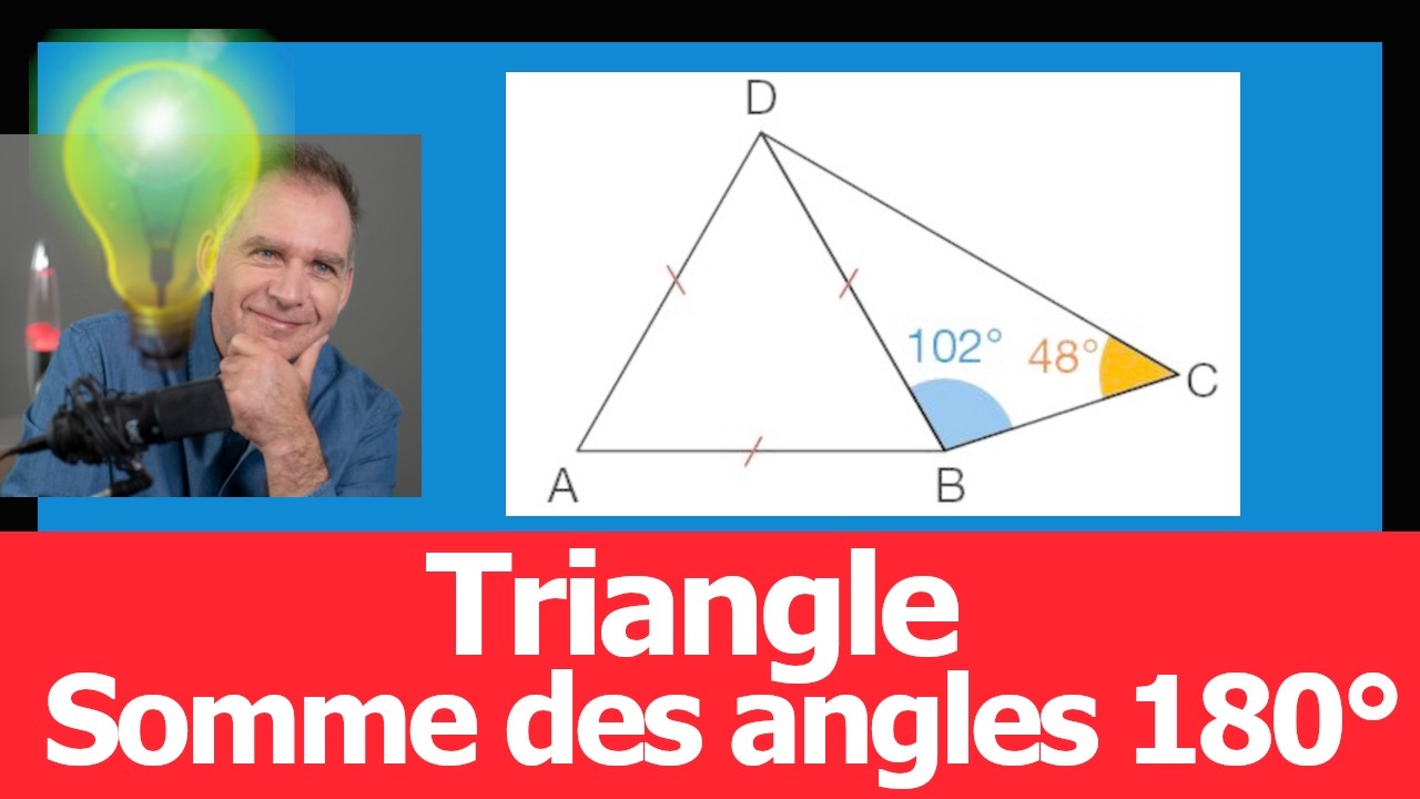 Somme des angles dans un triangle = 180° 🚀 Exercice idéal pour savoir appliquer cette propriété 💪