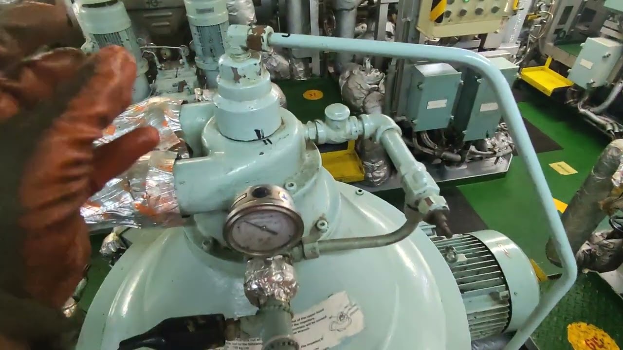 Marine Mitsubishi Purifier Operation Explained || purifier working