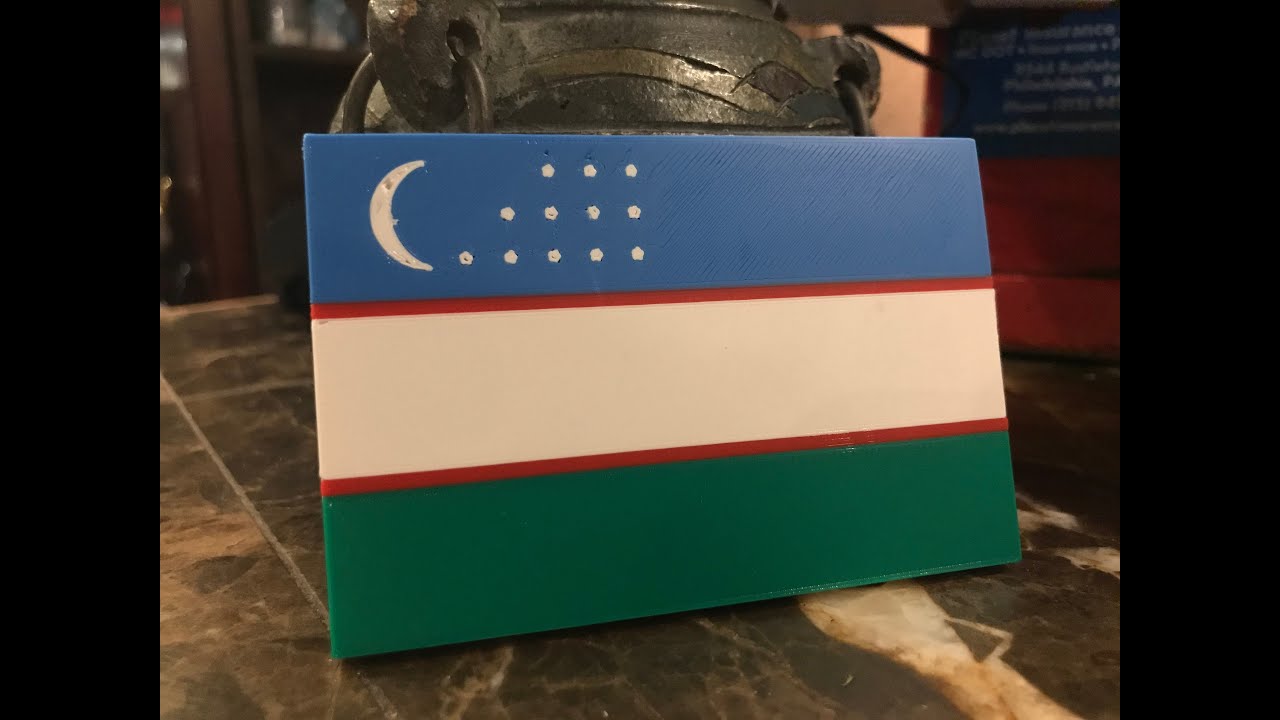 Uzbekistan Flag -23 AUG 2021