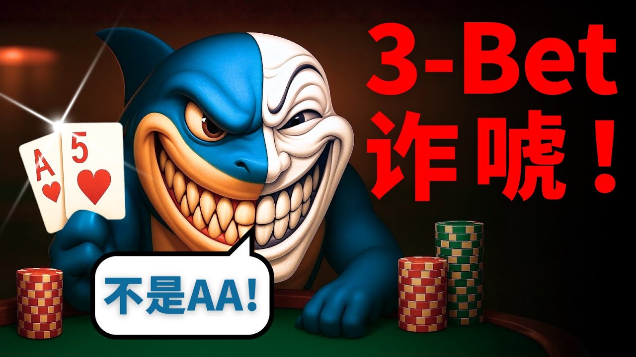 Poker基本功 (第24集) | 3-Bet诈唬！