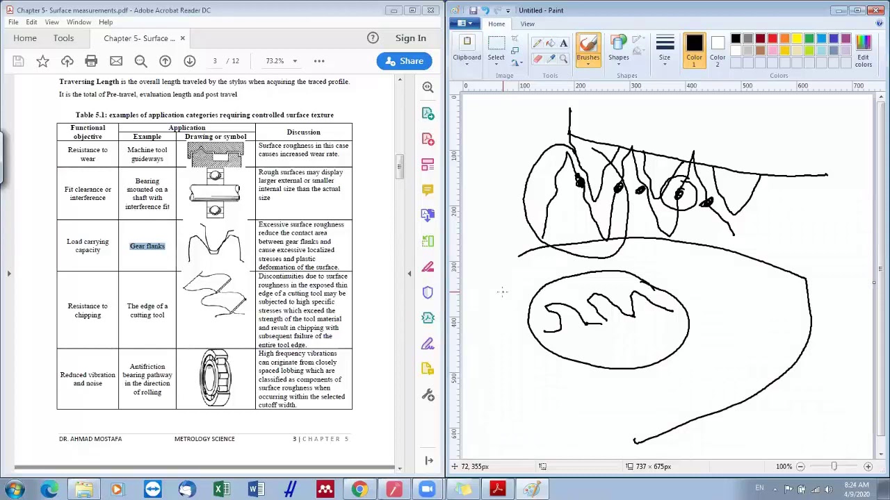 Metrology-Chapter 5: Lecture 2- Surface roughness (Arabic narration)