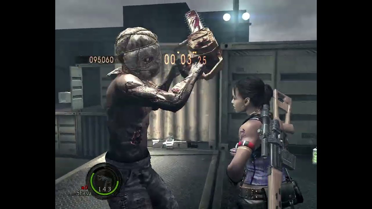 RE5 - The Mercenaries - Sheva (BSAA) - SS Rank - Ship Deck