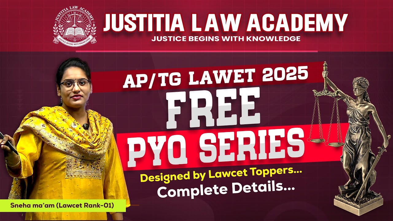 AP/ TG LAWCET 2025 , Previous Year Questions ( PYQs) Series PART 4 | Free LAWCET Sessions