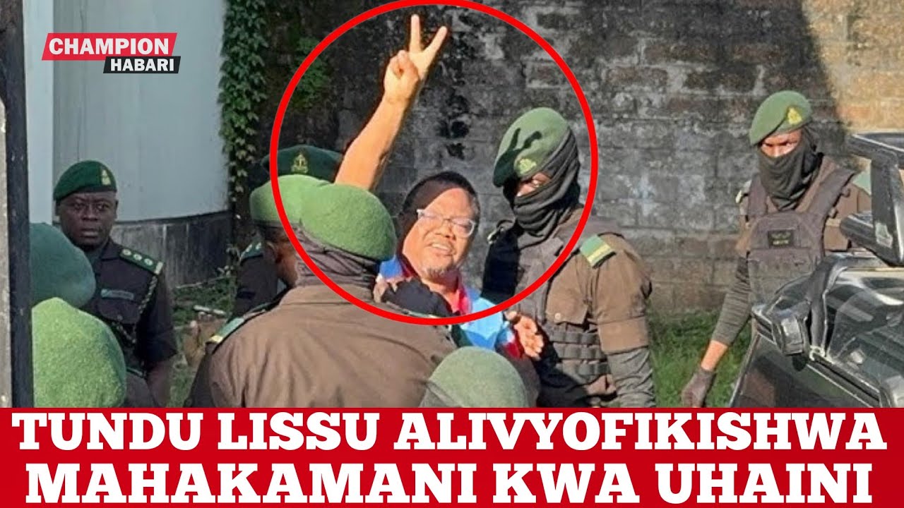 TUNDU LISASU AFIKISHWA MAHAKAMANI MUDA HUU KUENDELEA KUJITETEA 