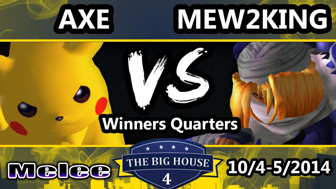 The Big House 4 - Mew2King (Sheik) Vs. Axe (Pikachu) - Winners Quarters - SSBM