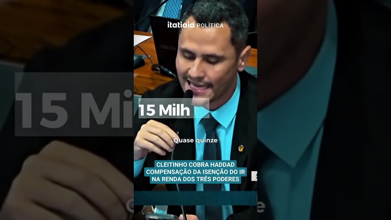 CLEITINHO COBRA HADDAD COMPENSA&Ccedil;&Atilde;O DA ISEN&Ccedil;&Atilde;O DO IR NA RENDA DOS TR&Ecirc;S PODERES