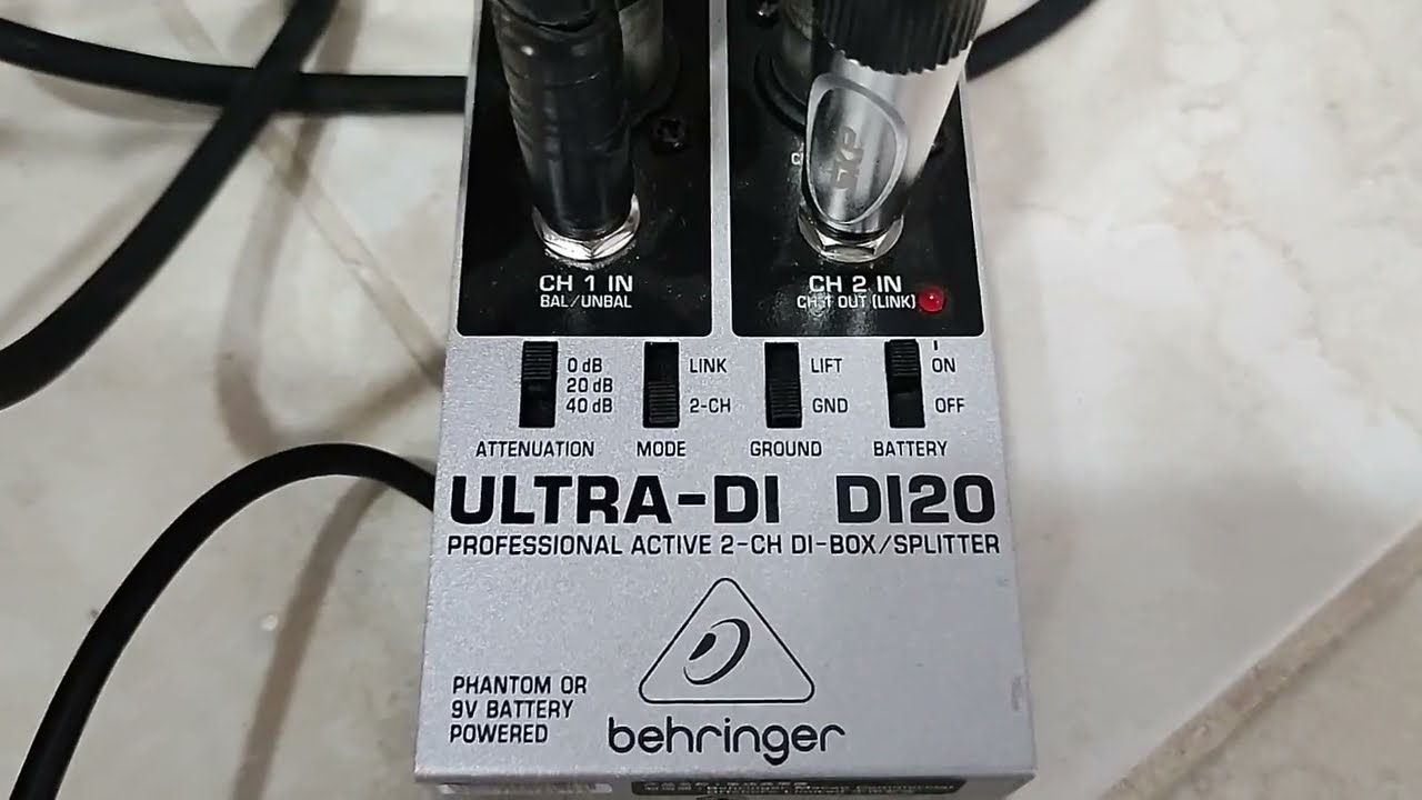 Link en caja Directa Behrnger Ultra  DI D120 LINK