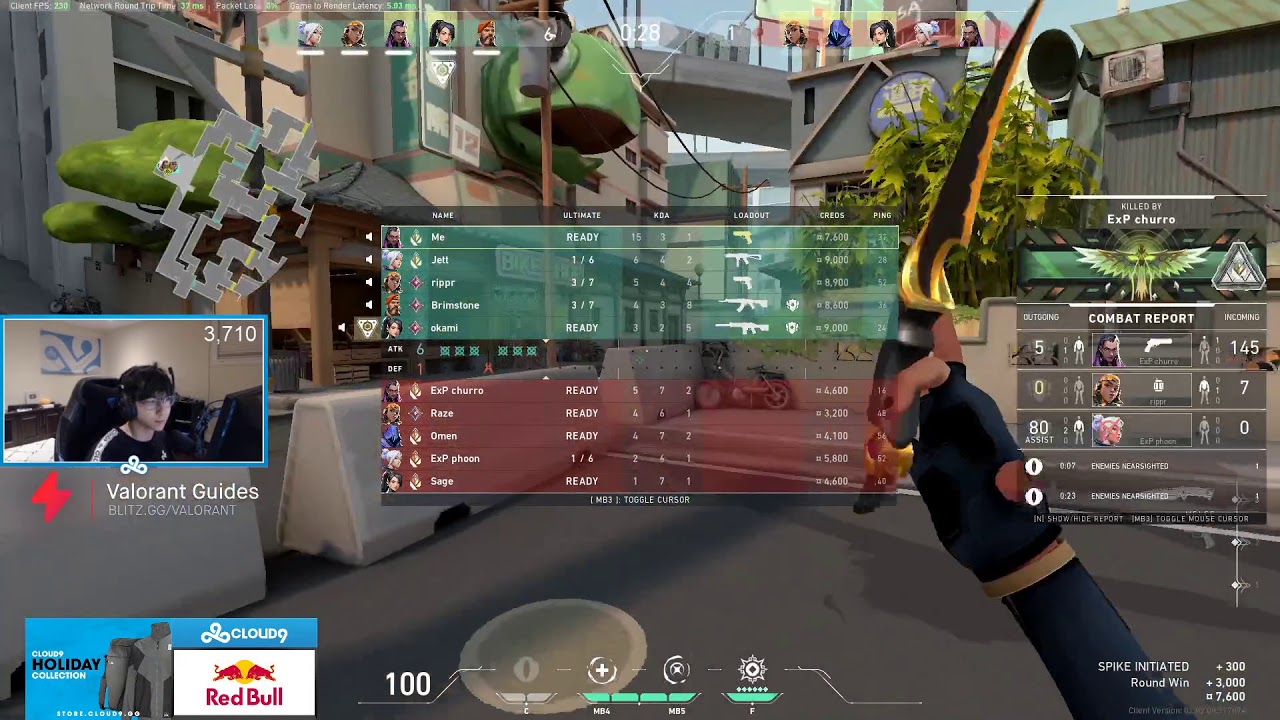 C9 Tenz 38 Kills as Reyna | Valorant competitive Radiant rank | Split | 16 February 2021