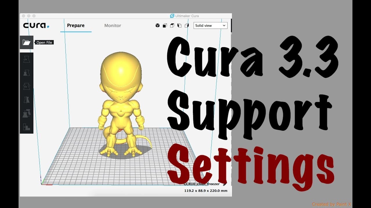 Cura 3.3 Support Settings