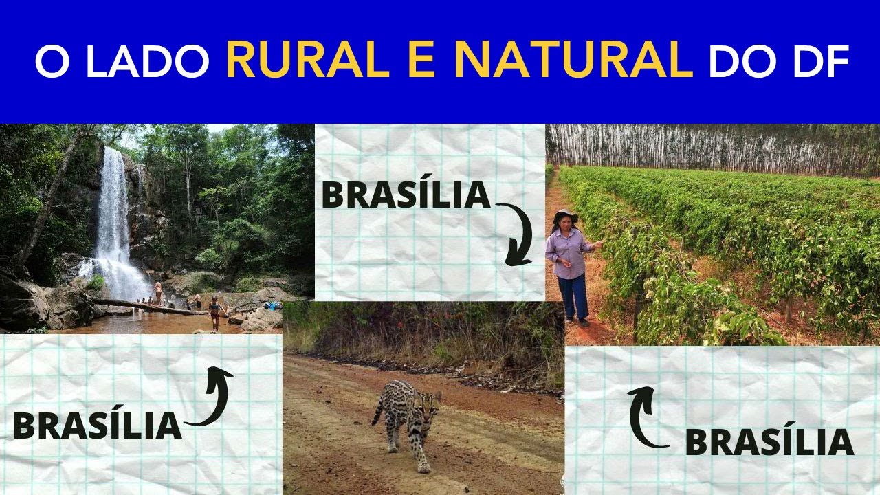 O DF natural - a zona rural, as cachoeiras e o agronegócio de Brasília