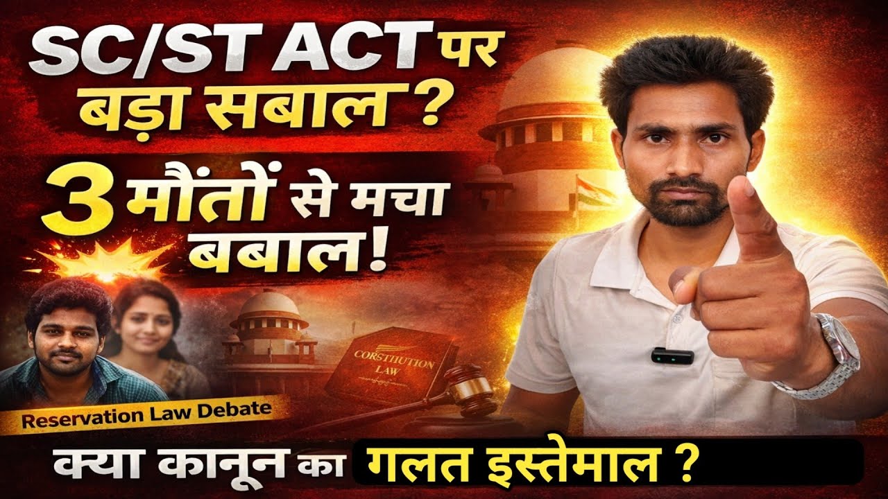 SC/ST Act Debate in India | Can a Law Be Misused? Fatehpur Suicide Case & Reservation Law Discussion