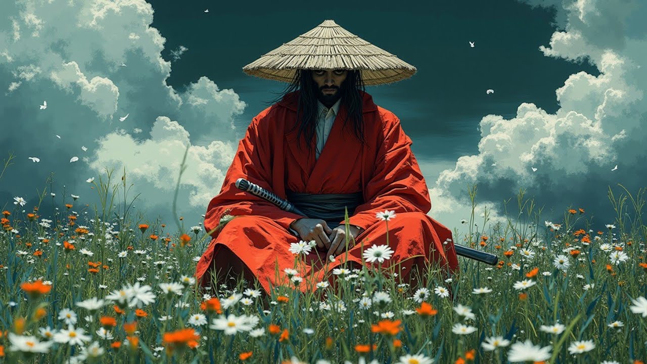 Japanese Zen Flute Music - Peaceful Meditation Relaxation Sleep Serene Samurai Path