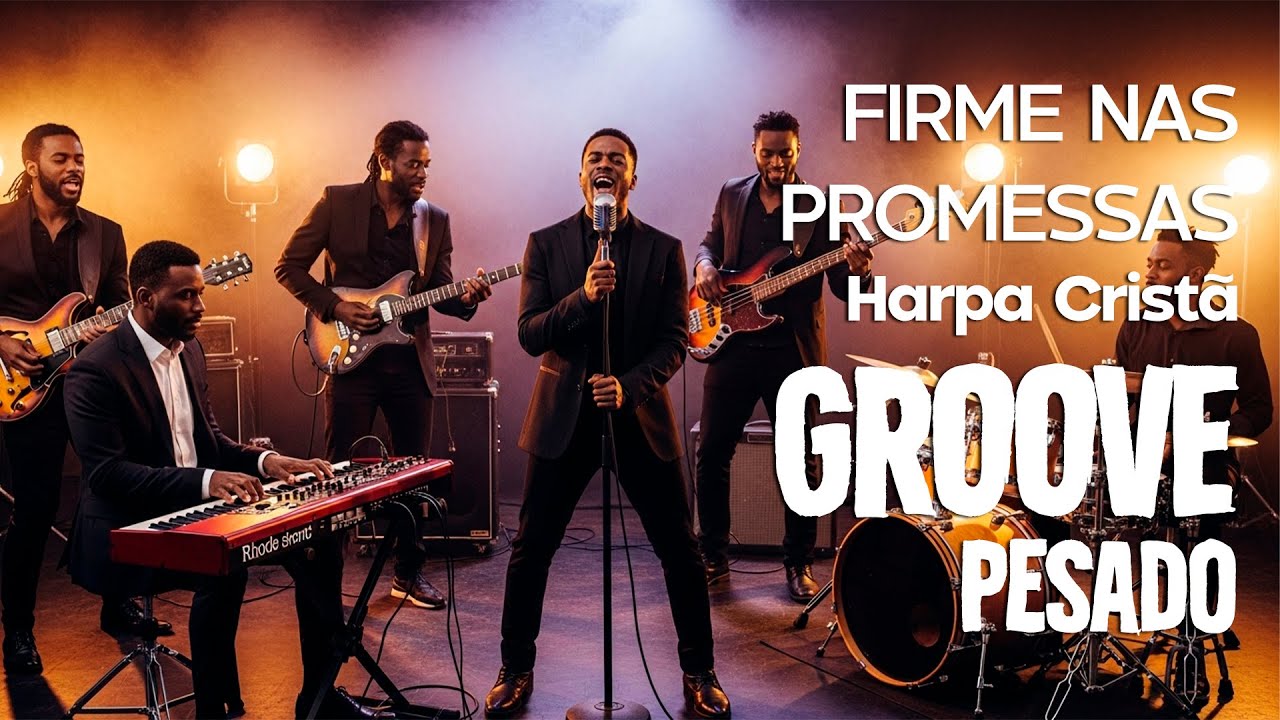 FIRME NAS PROMESSAS - Harpa Crist&atilde; | BLACK MUSIC | (COVER BLACK & SOUL) | GROOVE PESADO