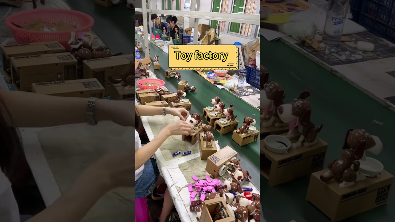 Toy factory in China, the cheapest supply chain #exportimport #factory #supplychain #supplier