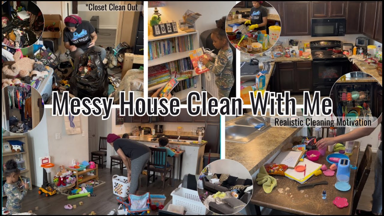 *NEW* REALISTIC MESSY HOUSE CLEANING MOTIVATION::APARTMENT CLEANING::2025::KHRYSTAL RENEE