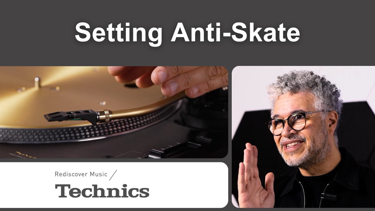 How to set the Anti-Skate feature on your Technics turntable