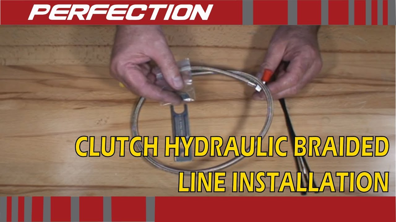 Clutch Hydraulic Braided Line Installation