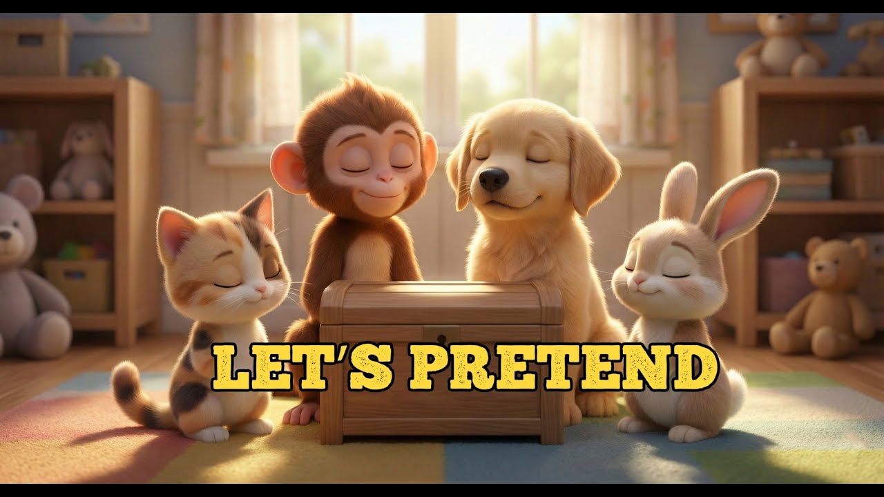 Let’s Pretend Together | Pretend Play Kids Song | Fun Imagination Music