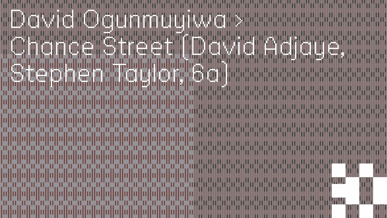 Chance Street: David Adjaye, Stephen Taylor & 6a discuss architectural legacy with David Ogunmuyiwa