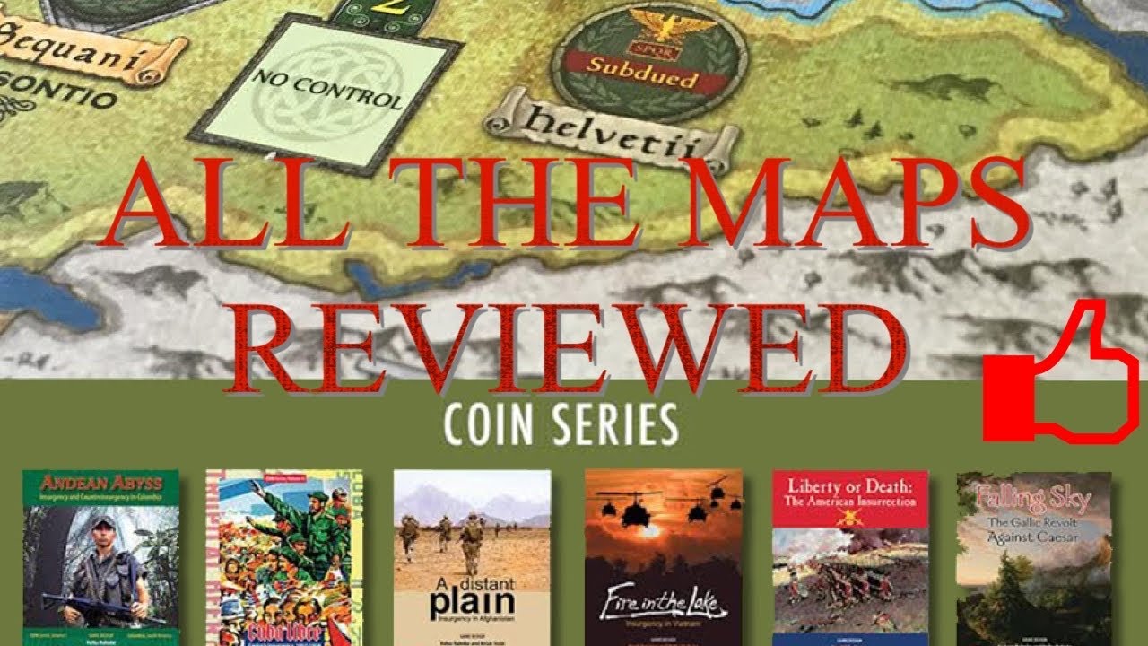 The Coin series of Board Games. All 9 maps looked at and games reviewed.