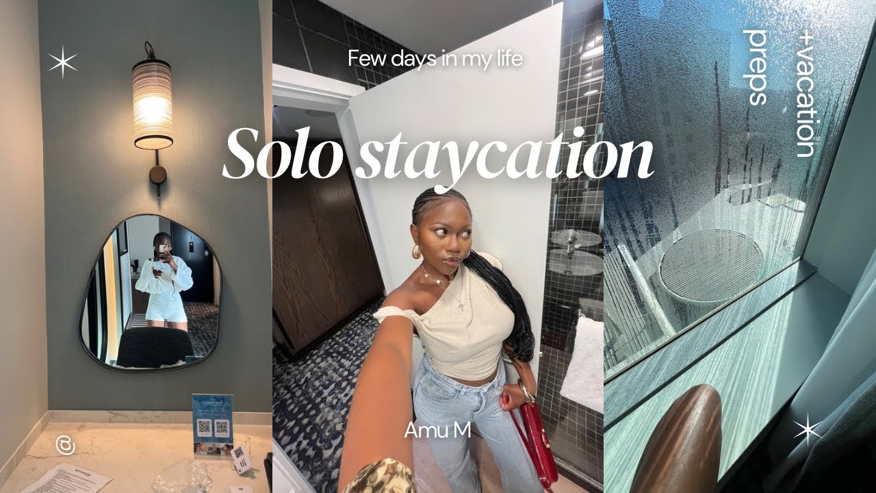 Romanticising My Solo Staycation 🌴🫧 Staycation Vlog