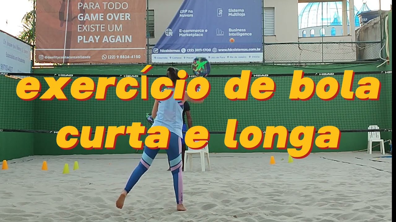 Drills de bola longa e bola curta #beachtennis