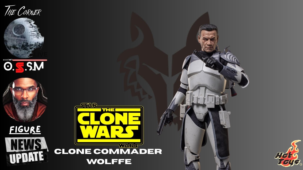 THE CORNER: HOT TOYS STAR WARS THE CLONE WARS CLONE COMMANDER WOLFFE 1/6 SCALE COLLECTIBLE