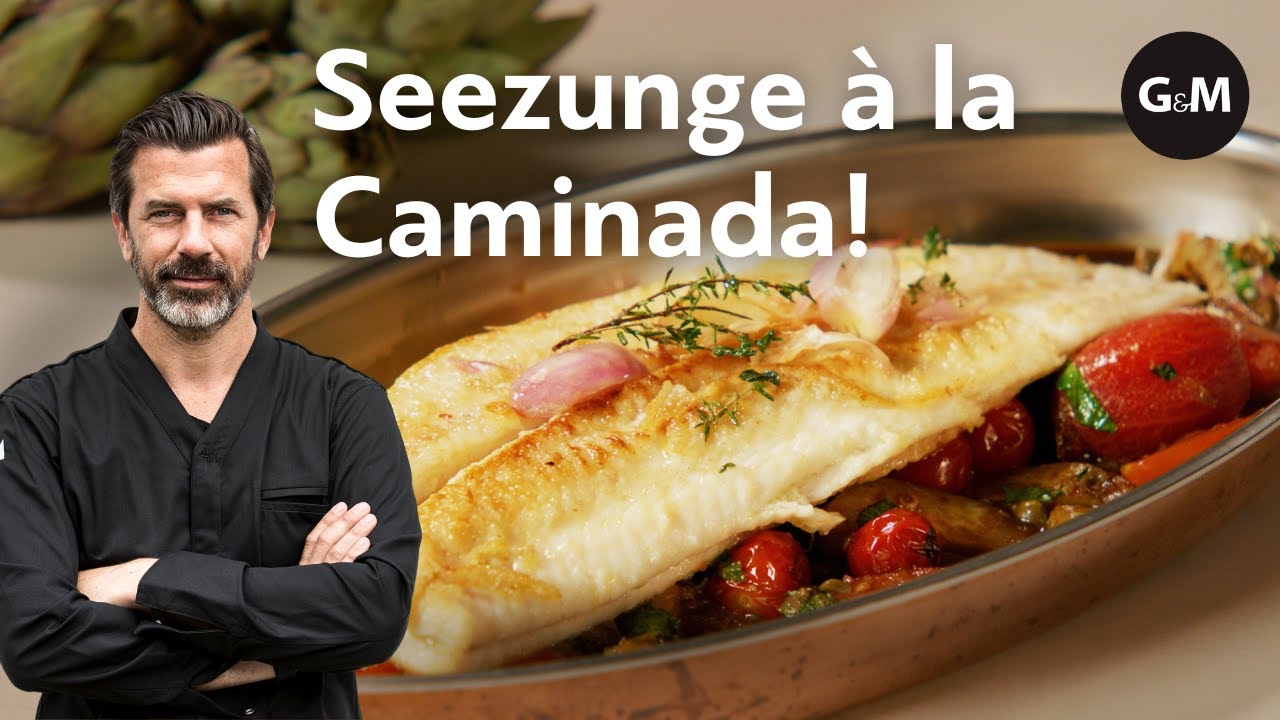 Rezept: Ganze Seezunge auf mediterranem Gemüse | GaultMillau Schweiz