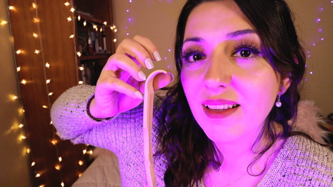 ASMR SLOW Tapping for Sleep | Lipgloss, Lid Sounds, Wood Tapping, Scratching, Face Brushing | 60fps