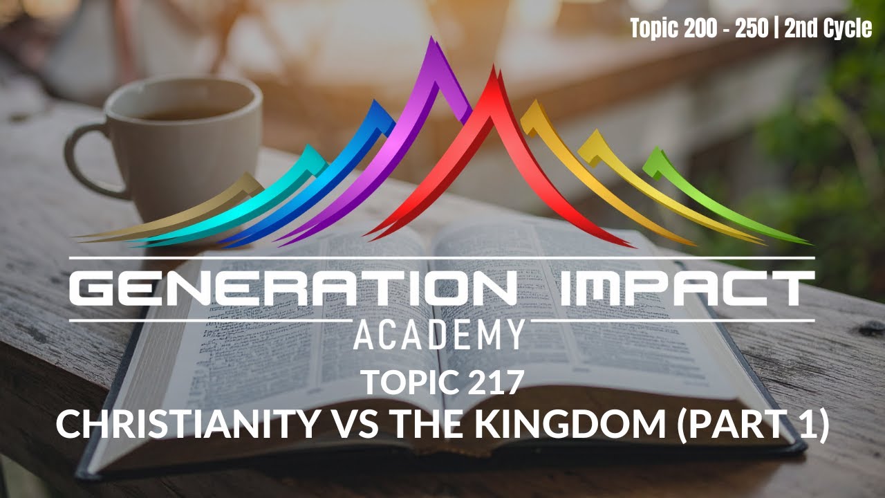 Christianity VS The Kingdom Part 1 - Topic 217 - GIA - 2nd Cycle - Ps Connie Zziwa