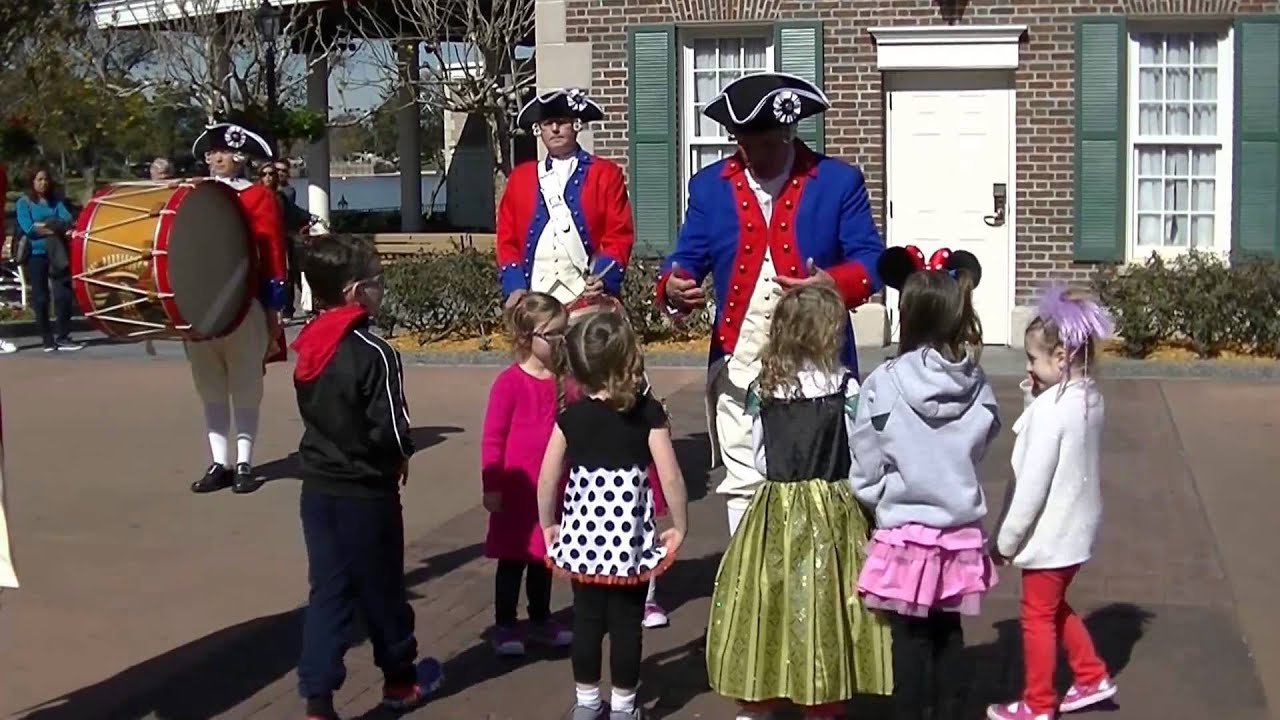 EPCOT - Spirit of America Fife & Drum Corps -  Jan 23, 2014