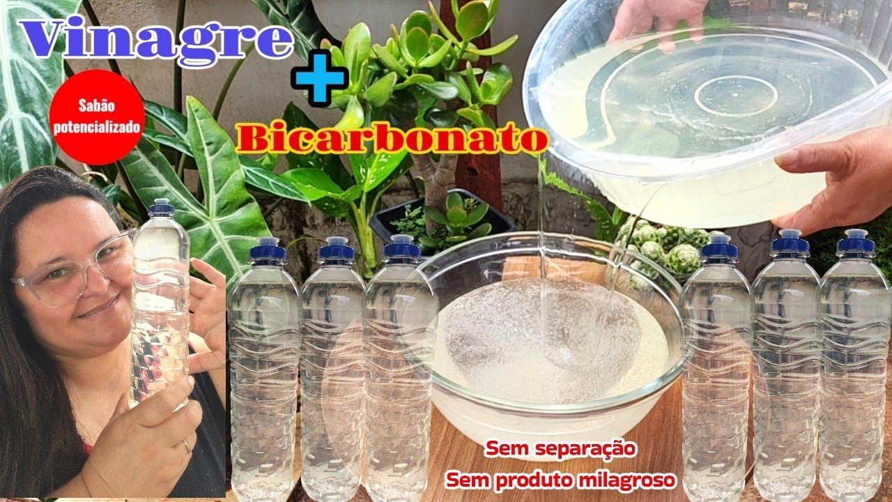🚀 vinagre + bicarbonato ✅ sem separação sem produto milagroso mais um sucesso do canal 🤑 respondendo