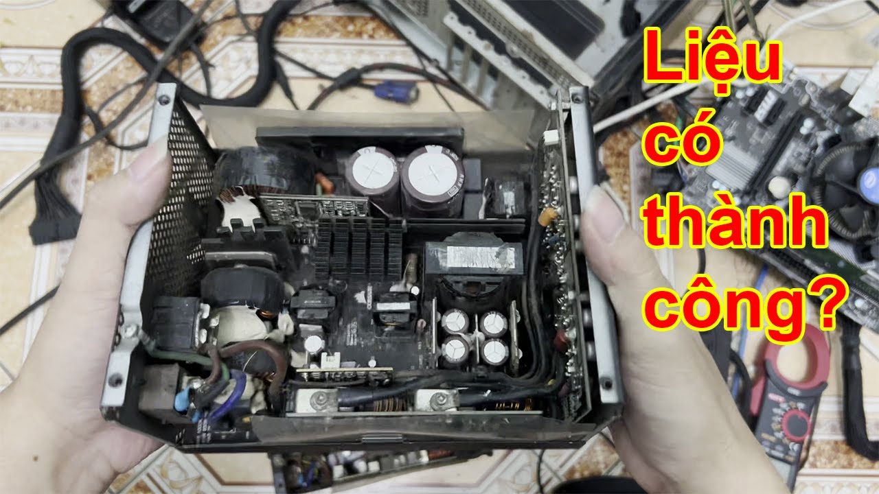 Vọc thử tự sửa nguồn Corsair RM1000 bị sụt áp máy tính tự reset khởi động lại