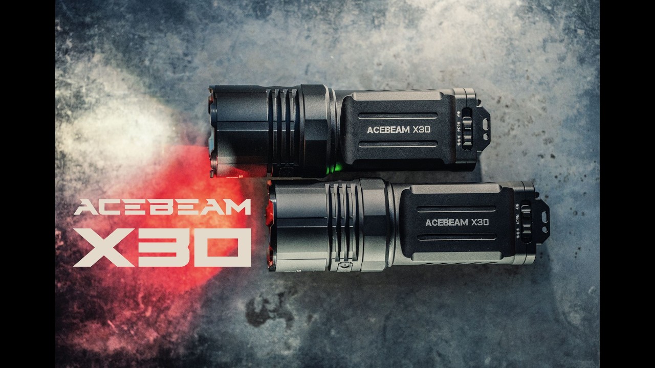 Acebeam X30 [XHP70.2 vs 70.3 HI vs X20-R SFT] DEMO & BEAMSHOTS COMPARISON