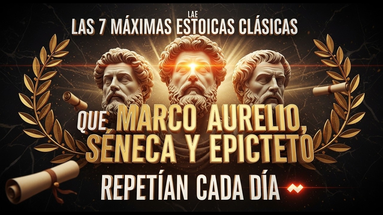 Las 7 MÁXIMAS ESTOICAS CLÁSICAS que MARCO AURELIO, SÉNECA y EPICTETO Repetían Cada Día  🏛️🧠⚔️