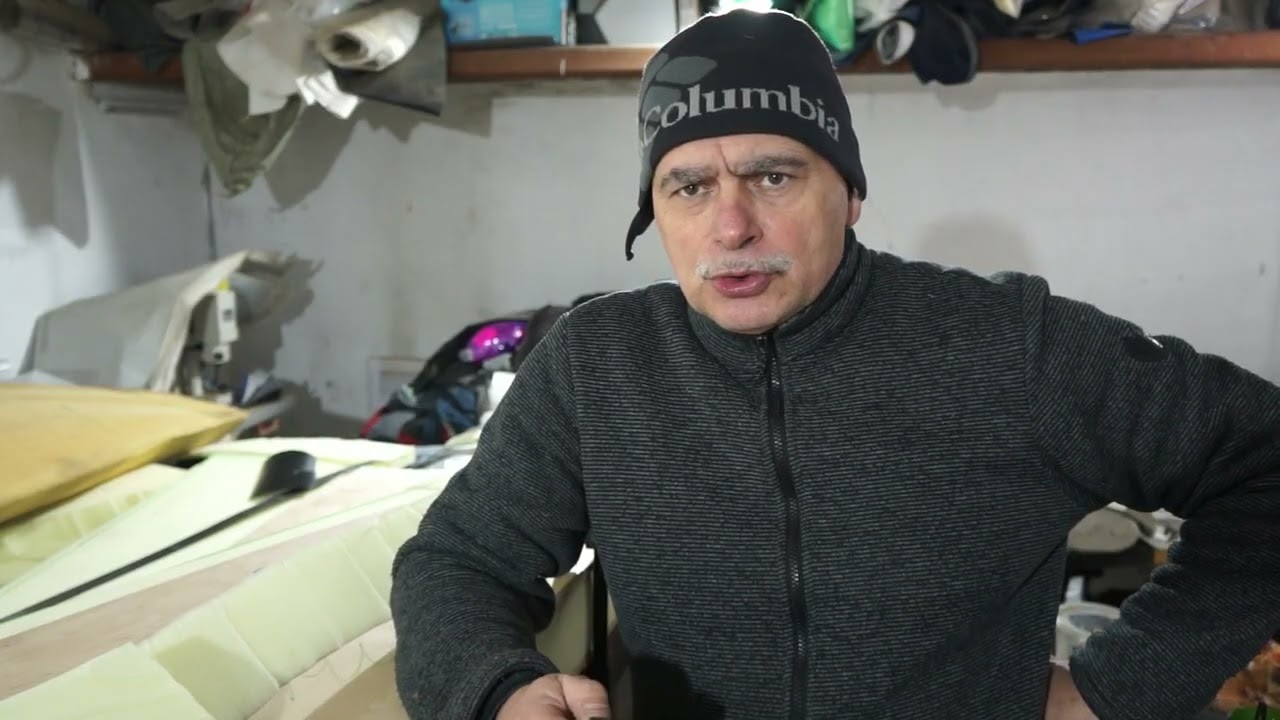 Резка поролона ножом конвертом