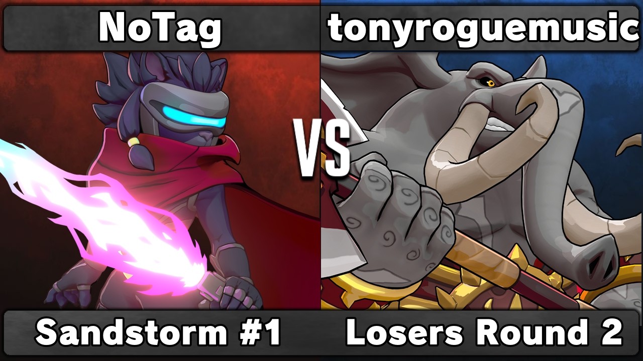 NoTag (Clairen) vs tonyroguemusic (Loxodont) | Losers Round 2 | Sandstorm #1