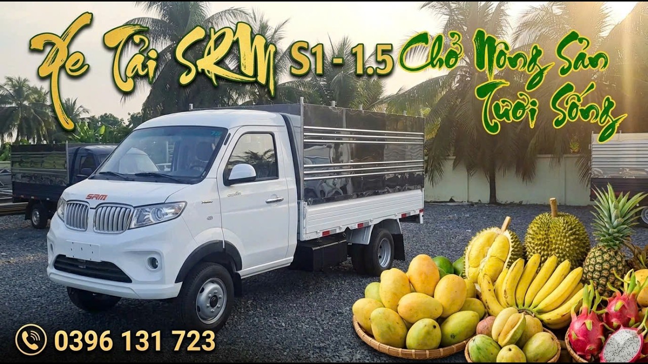 Xe tải SRM S1 – Giải pháp vận chuyển nhỏ gọn, tiết kiệm cho người khởi nghiệp