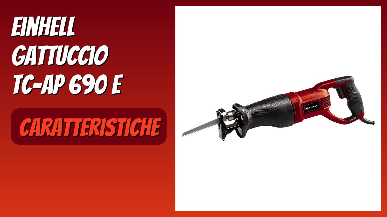 RECENSIONE (2026) : Einhell Gattuccio TC-AP 690 E. DETTAGLI