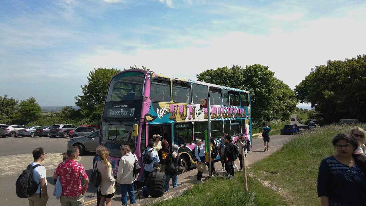 Riding the 77 Bus Brighton Seafront to Devil's Dyke