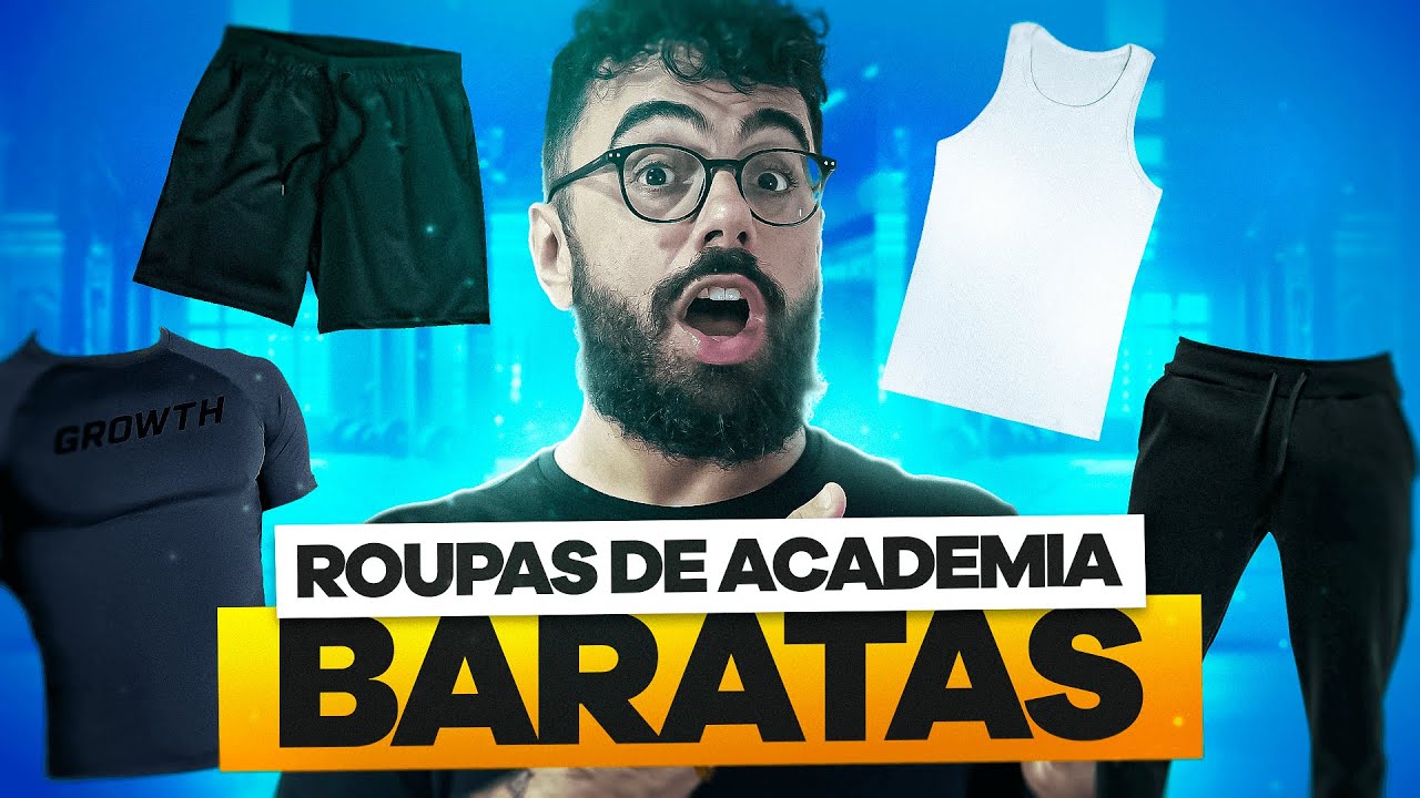 9 LOJAS para comprar ROUPA de ACADEMIA MASCULINA BARATA | MODA MASCULINA 2026