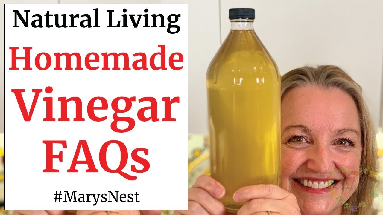 Homemade Vinegar FAQs -  How to Make Vinegar - HOMEMADE VINEGAR SERIES