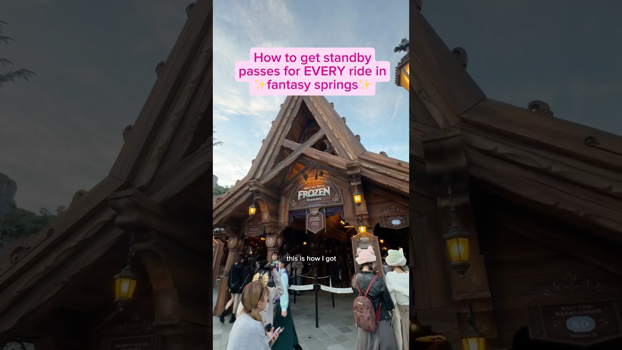 How to get standby passes for EVERY fantasy springs ride 🎡 #disneyland #disneysea