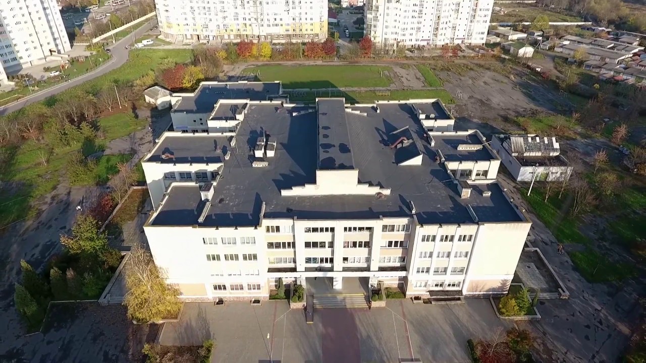 dji phantom 4. Аерозйомка, Івано-Франківськ,Пасічна, школа 24